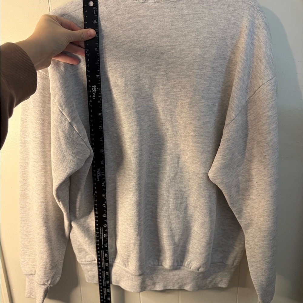 90s Cottagecore Vintage Sweatshirt with Heart and Floral Design, Size S - Picture 5 of 7